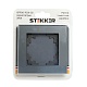 рамка 1-постовая stekker катрин серебро gfr00-7001-03 39531