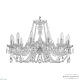 подвесная люстра bohemia ivele crystal 101/12/240 ni