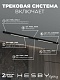 трековая система со светильниками №1 трехфазная накладная eldeko (48в, форма - прямая, 2м, 3000k) черная hesby lighting hsbl_kompl_e001_ni2b3k