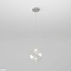 подвесной светодиодный светильник eurosvet wonder 50231/1 led прозрачный