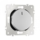 выключатель одноклавишный проходной arte milano 202.33-1.silver