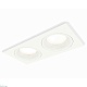 комплект встраиваемого светильника ambrella light techno spot xc7635001 swh белый песок (c7635, n7010)
