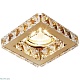 встраиваемый светильник ambrella light crystal k110 cl/g