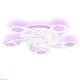 потолочная светодиодная люстра ambrella light acrylica original fa4476