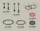 комплект подвесного светильника ambrella light techno ring xr92221200 (a9222, a9227, c9238, c9232, n8486, n8484)