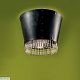 потолочный светильник rub pl black leucos