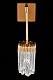 бра cascade le7717/1w gold