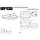 потолочный светильник ilamp dice 901x-4 cr