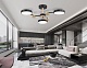 люстра на штанге ambrella light linetech comfort fl4857