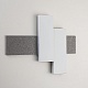 настенный светильник indigo avanzato 14023/2w silver stone v000119l