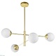 люстра на штанге lampit fino tp 2007-4 gd