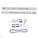шинопровод (комплект) uniel ubx-gs2 white 50x2 set03 ul-00012579