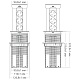 блок розеток 17 (12 секций и usb type a+c) беспроводная зарядка mebax 00-00002600