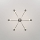 подвесная люстра eurosvet 60167/6 никель smart a068284