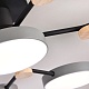 потолочная люстра led4u l3201-780 gr