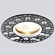 встраиваемый светильник ambrella light classic a801 bk/al