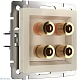 акустическая розетка werkel 4690389155826 w1185003