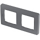 рамка двухместная legrand inspiria 673947