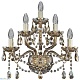 бра bohemia ivele crystal 1413b/2+2+1/165 g m721