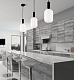 подвесной светильник lumina deco rico ldp 1218-1 wt+bk