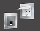 рамка двухместная ambrella volt platos af550102