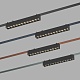 трековый однофазный светильник denkirs belty grill dk5571-bk