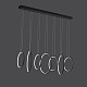 подвесной светильник delight collection led ring ss-l0824p-130w