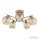потолочная люстра arte milano amalfi 322306/5 fg+bk