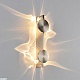 настенный светильник loft it flame 10452/2w nickel