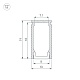 алюминиевый профиль arlight line-1019-2000 anod 053426