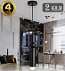 подвесной светодиодный светильник natali kovaltseva loft led lamps 81354 black