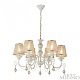 подвесная люстра arte milano 347620/6 wt+g