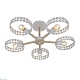 люстра на штанге escada banjo 679/5p white