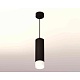 комплект подвесного светильника ambrella light techno spot xp7456004 sbk/fr черный песок/белый матовый (a2311, c7456, n7170)