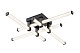 потолочный светодиодный светильник stilfort quadro 4010/02/04c
