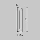 настенный светильник modestyle ms.213.500 bs