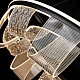подвесная люстра led4u l7706-800 bk