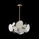 люстра на штанге crystal lux dandelion sp6 gold