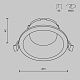 встраиваемый светильник maytoni technical share dl126-gx53-wb