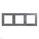 рамка на 3 поста arlight frm-presto-als-3-gr 043858