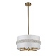 люстра на штанге indigo effetto 13030/4r brass v000514