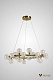 подвесная люстра am group am470 d700 polished gold