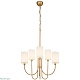 подвесная люстра eurosvet abbey 60164/6 латунь smart a065745