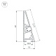 алюминиевый профиль arlight plintus-h40-2000 black 052398
