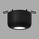встраиваемый светодиодный светильник elektrostandard onde 25088/led 7w 4000k черный a064200