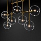 потолочный светильник delight collection globe mobile kg0835p-7a brass