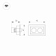 встраиваемый светильник arlight ms-orient-built-turn-tc-s67x90-5w warm3000 034876
