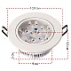 встраиваемый светильник mw-light круз 637013306