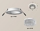 встраиваемый светильник ambrella light techno xc7621020 (c7621, n7191)