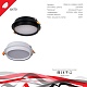 встраиваемый светильник reluce 70001-9.0-001rld gx70 wt